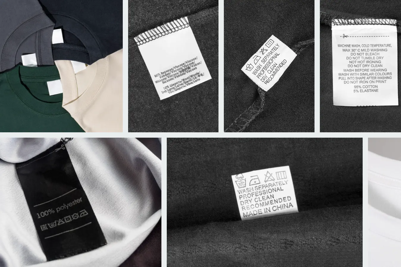 Custom sportswear branding and labels