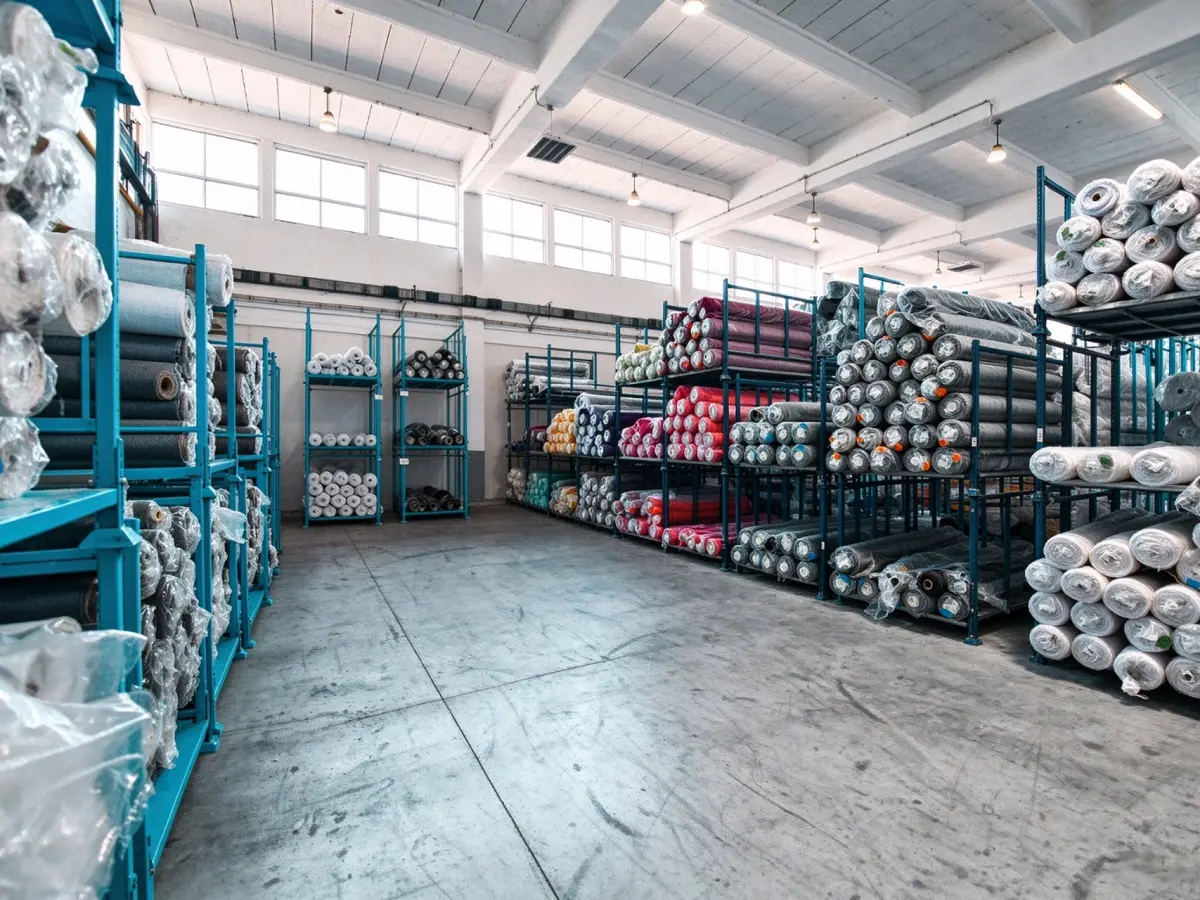 Fabric and materials warehouse